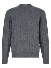 Hugo Boss Gray Cotton Cardigan
