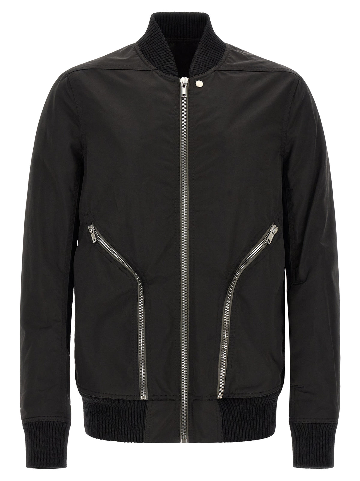Rick Owens Black Nylon Bomber for Men