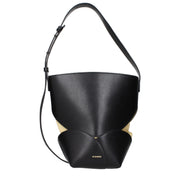 Jil Sander Black Leather Crossbody Bag