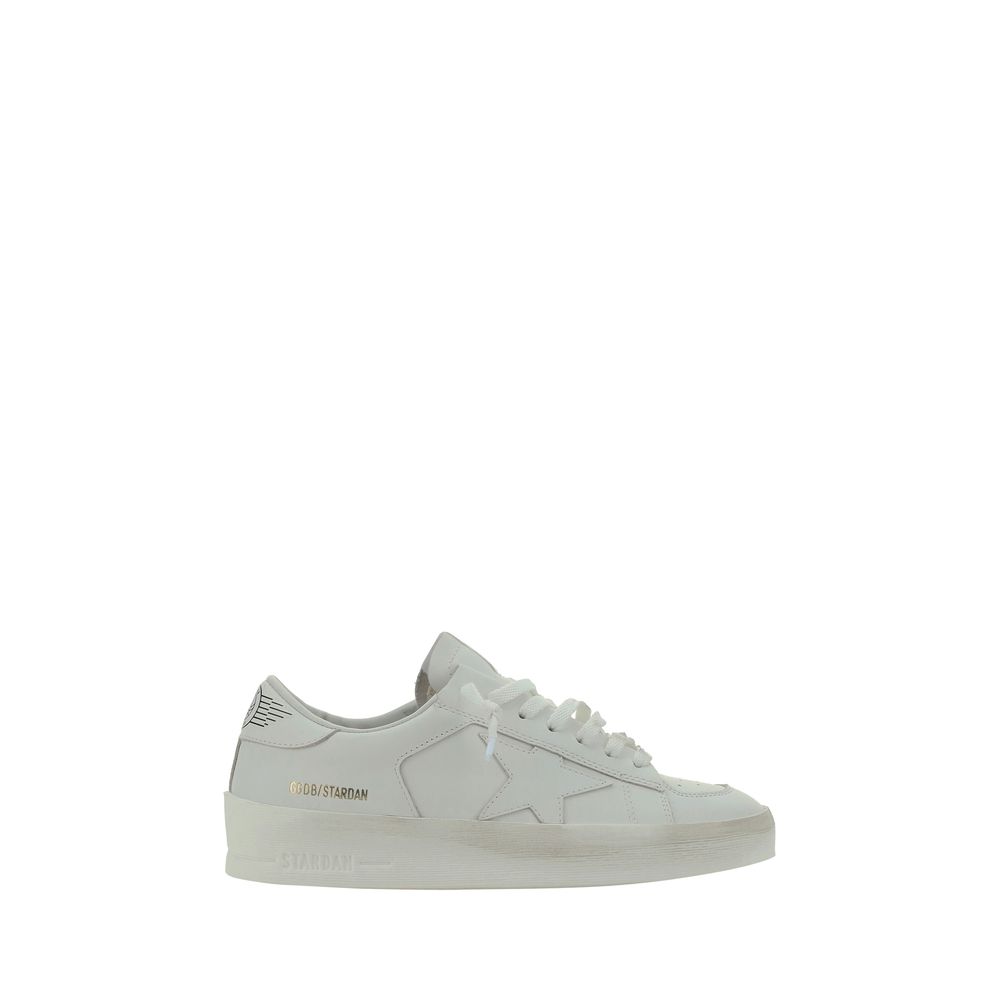 Golden Goose White Goatskin Sneakers for Women