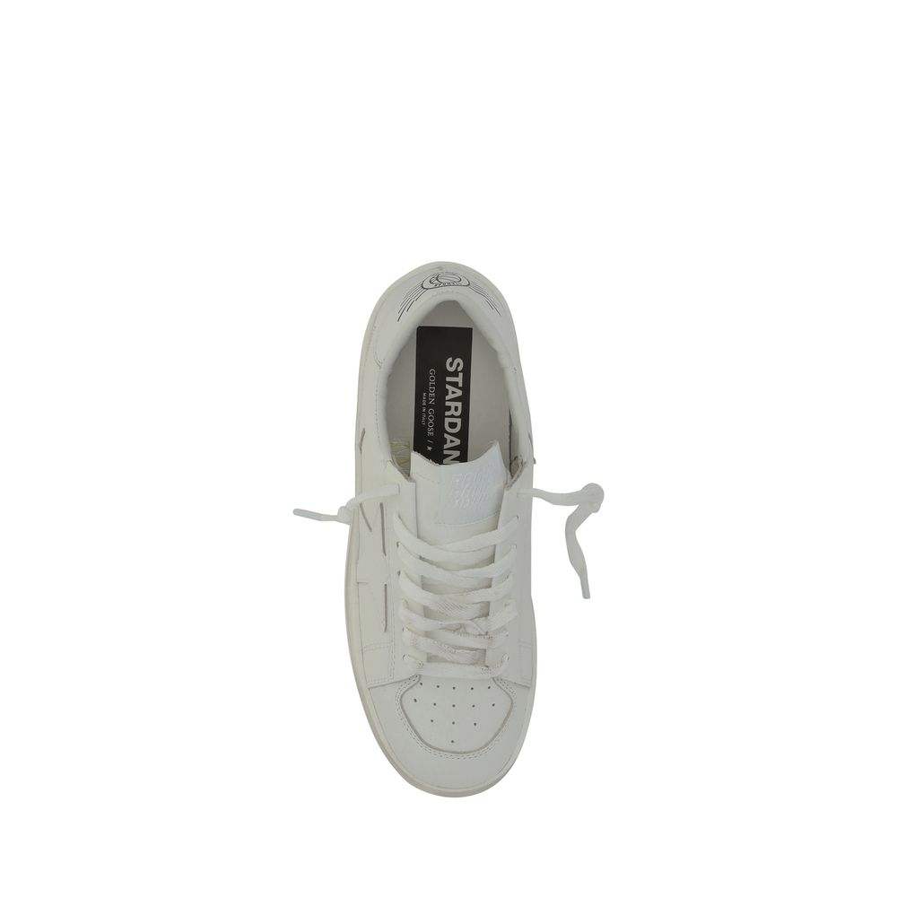Golden Goose White Goatskin Sneakers for Women