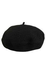 Dolce & Gabbana Black Wool French Style Beret Capello Hat for Women