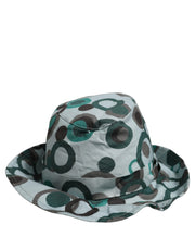 Dolce & Gabbana Teal Cotton Big Polka Dot Pattern Bucket Hat for Women