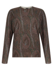 Etro Bordeaux Silk Cardigan