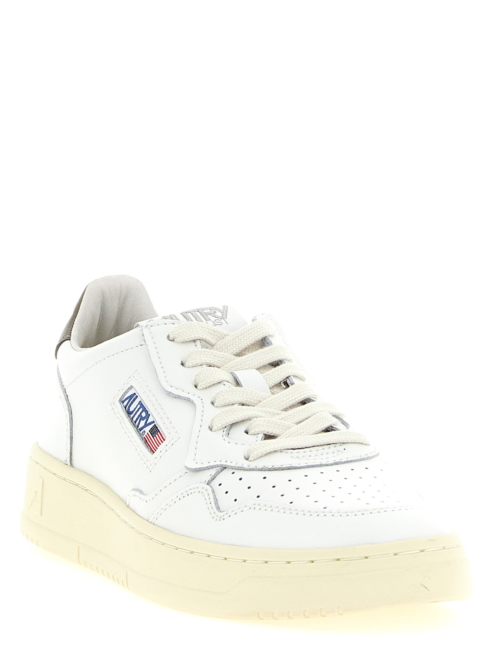 Autry Bicolor Cowhide Low Top Sneakers for Women