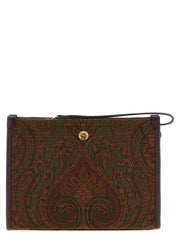 Etro Multicolor Polyester Clutch Bag
