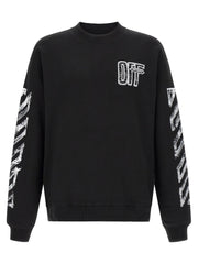 Off-White Black Cotton Sweatshirt