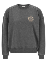 Brunello Cucinelli Gray Cotton Sweatshirt for Women