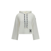 Moncler White Cotton Sweatshirt