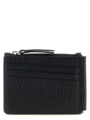 Maison Margiela Black Calfskin Leather Wallet for Men