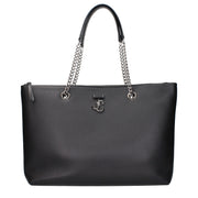 Jimmy Choo Black Leather Shoulder Bag for Women