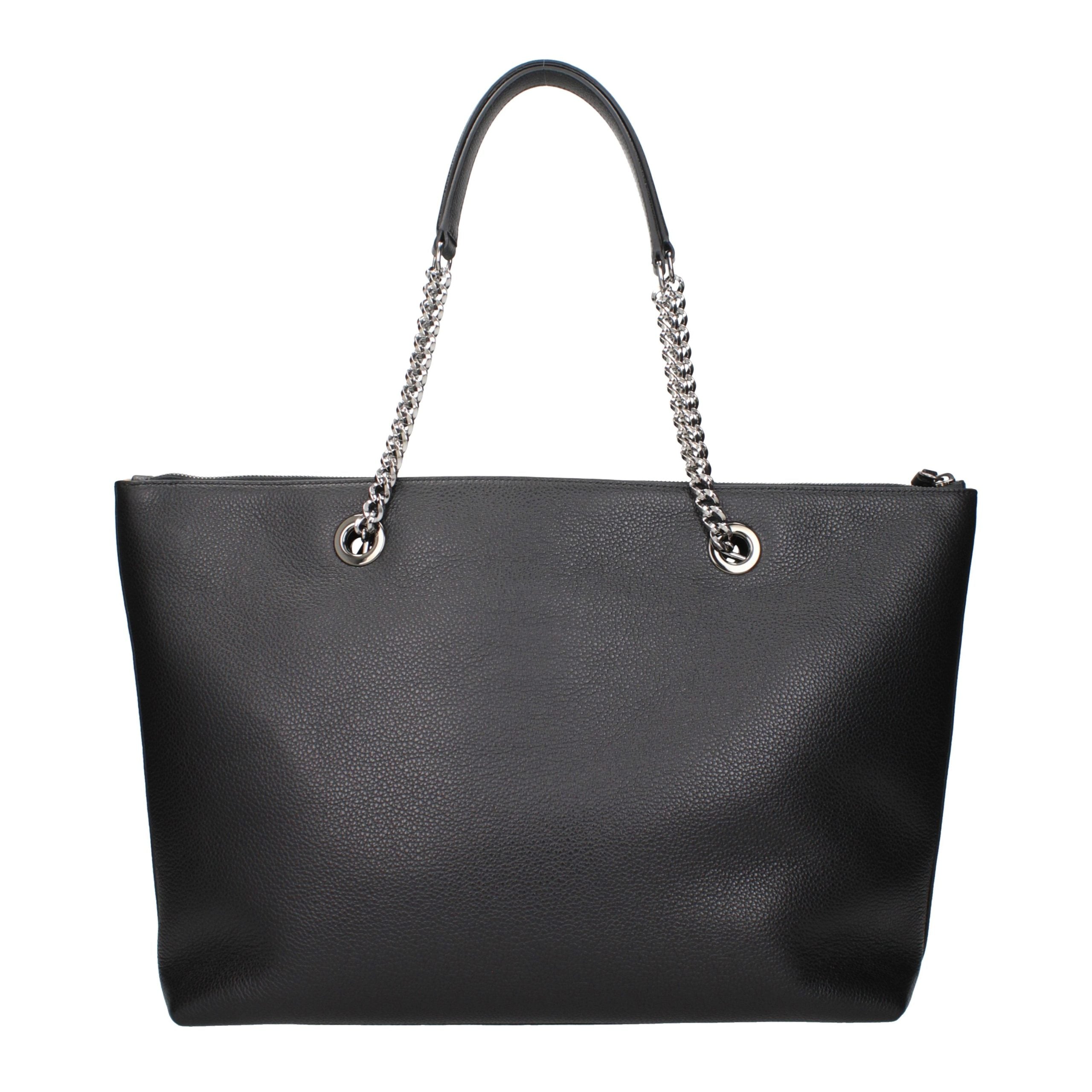 Jimmy Choo Black Leather Shoulder Bag for Women