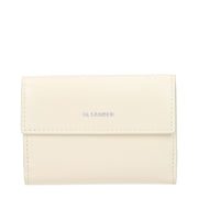 JIL SANDER White Leather Wallet for Women