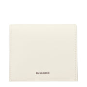 JIL SANDER White Leather Wallet for Women