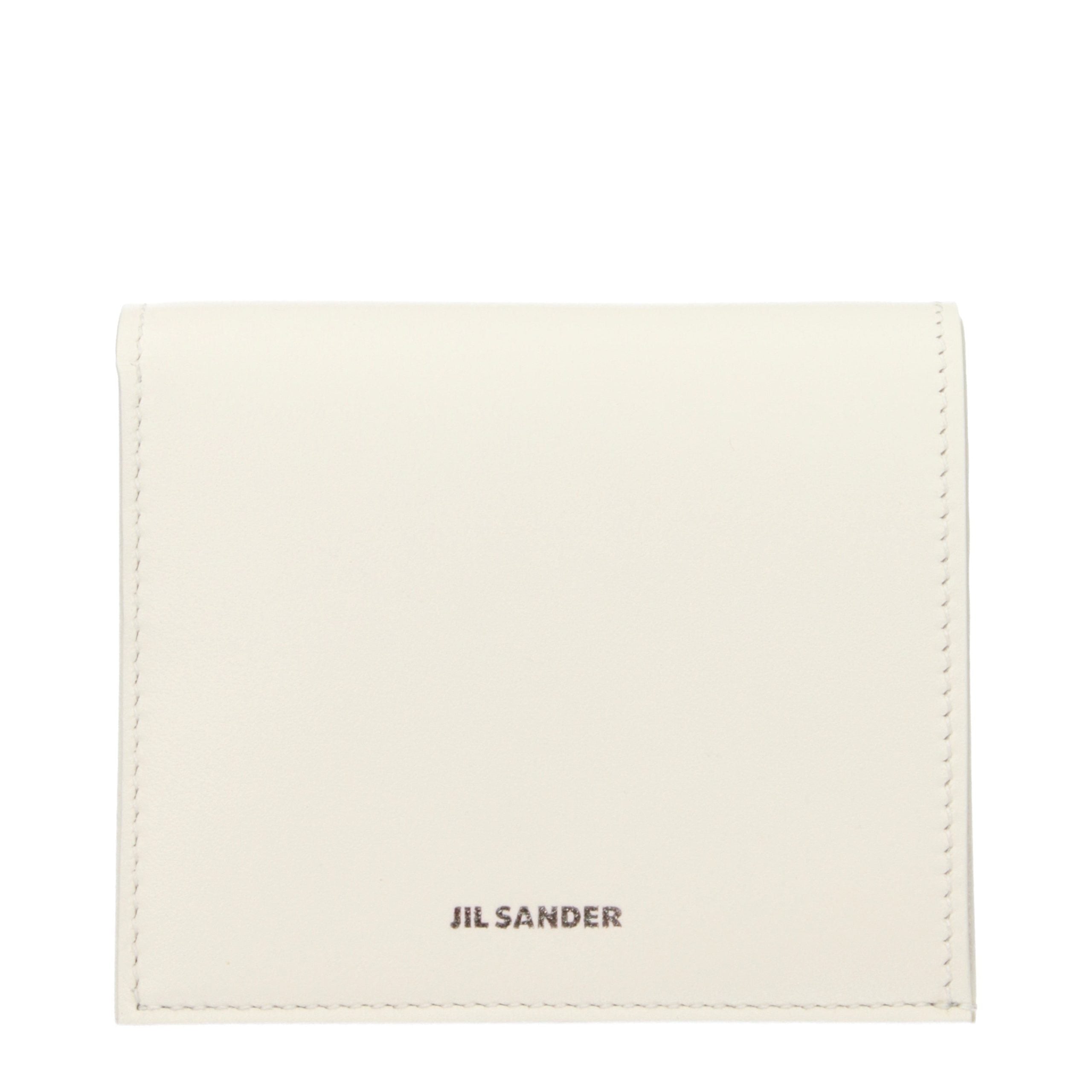 JIL SANDER White Leather Wallet for Women