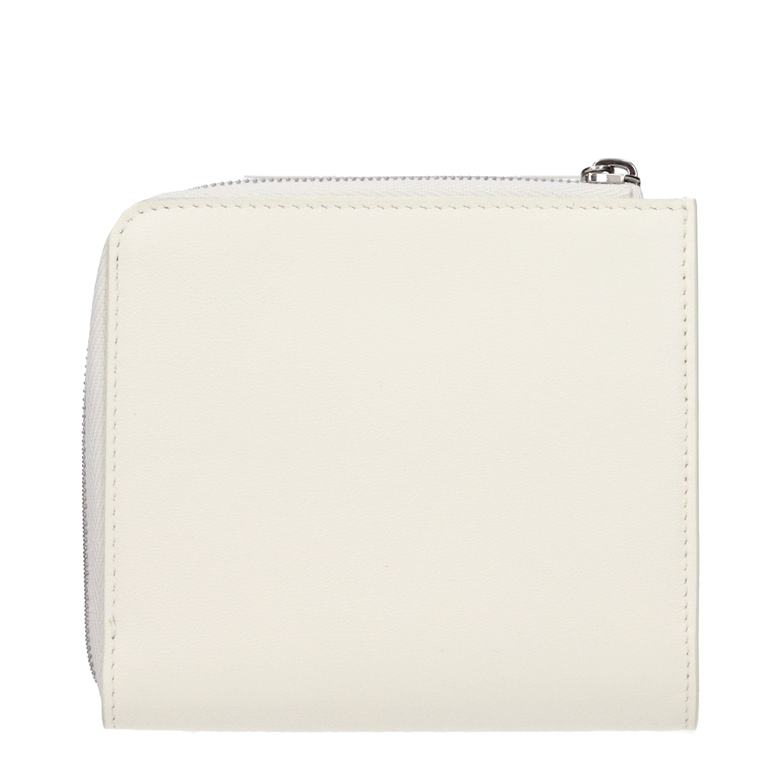 JIL SANDER White Leather Wallet for Women