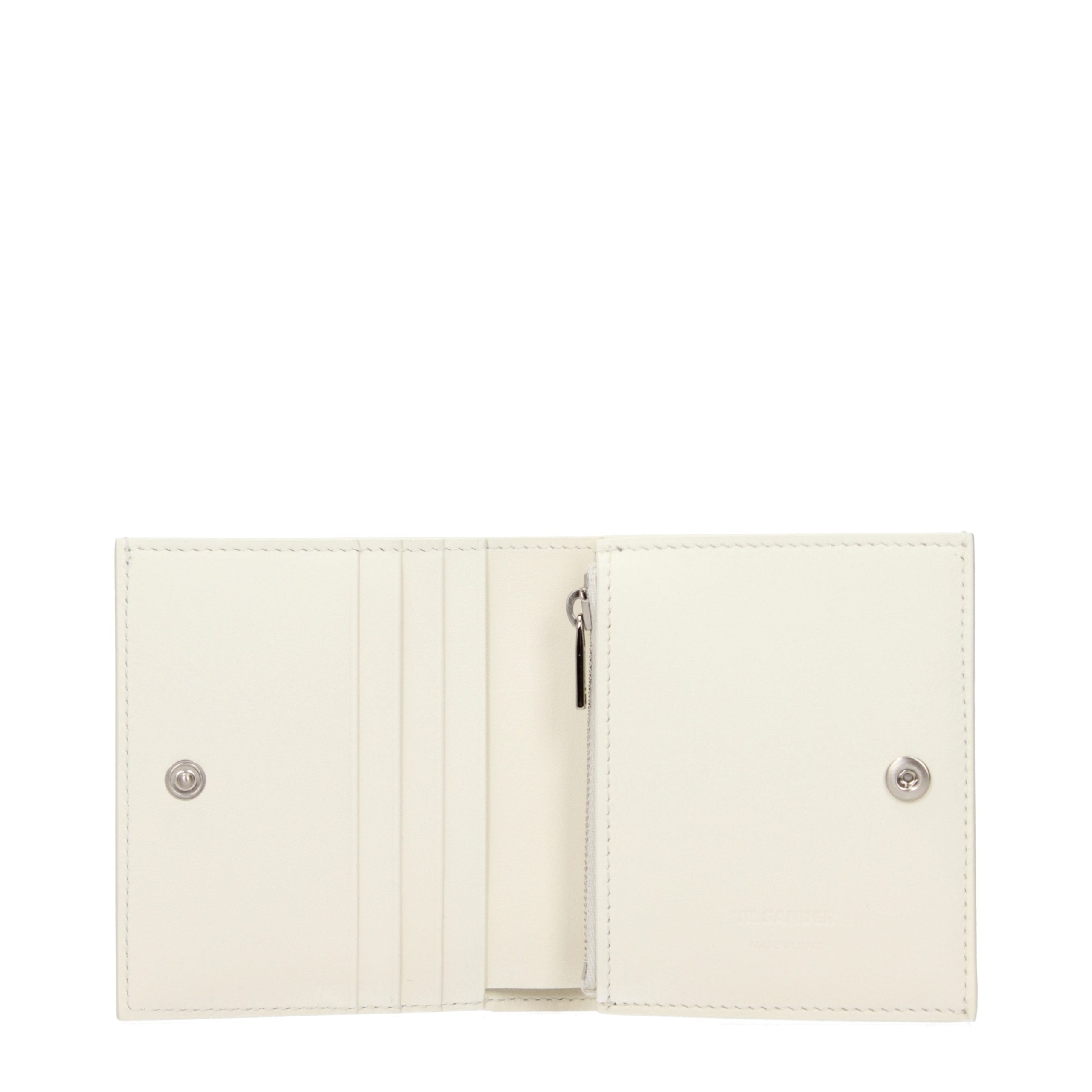 JIL SANDER White Leather Wallet for Women
