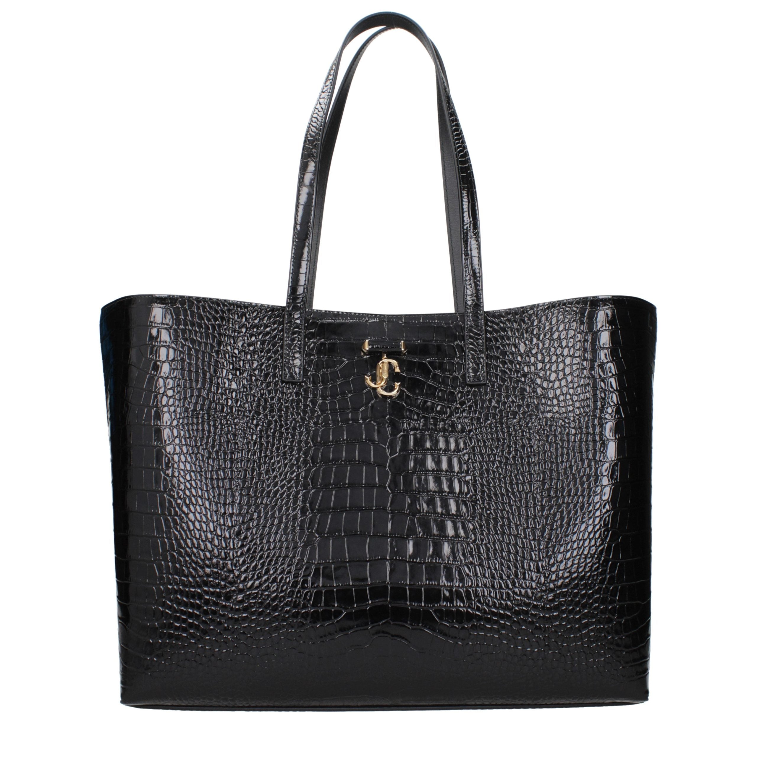 Jimmy Choo Black Leather Shoulder Bag for Women