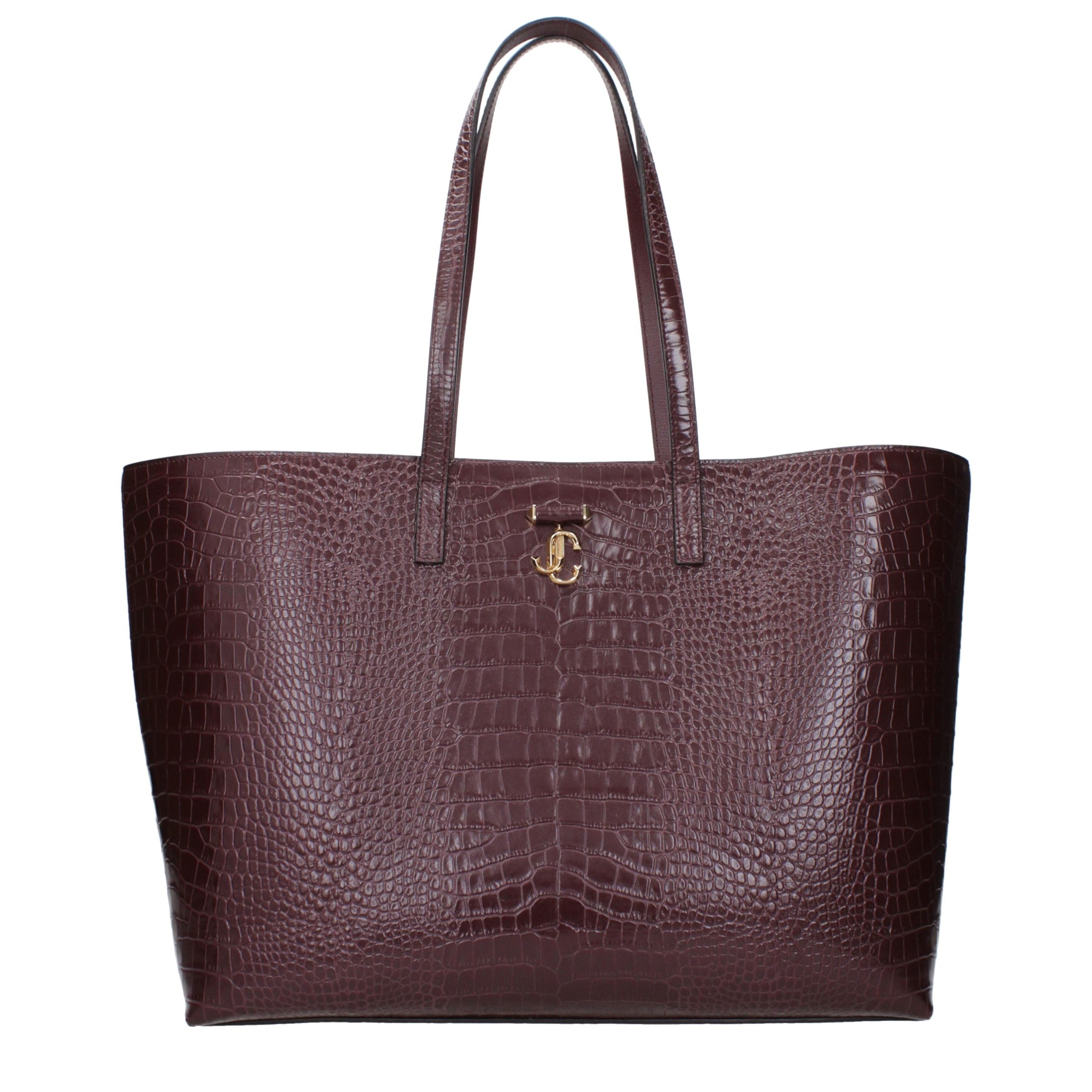 Jimmy Choo Red Leather Shoulder Bag for Women