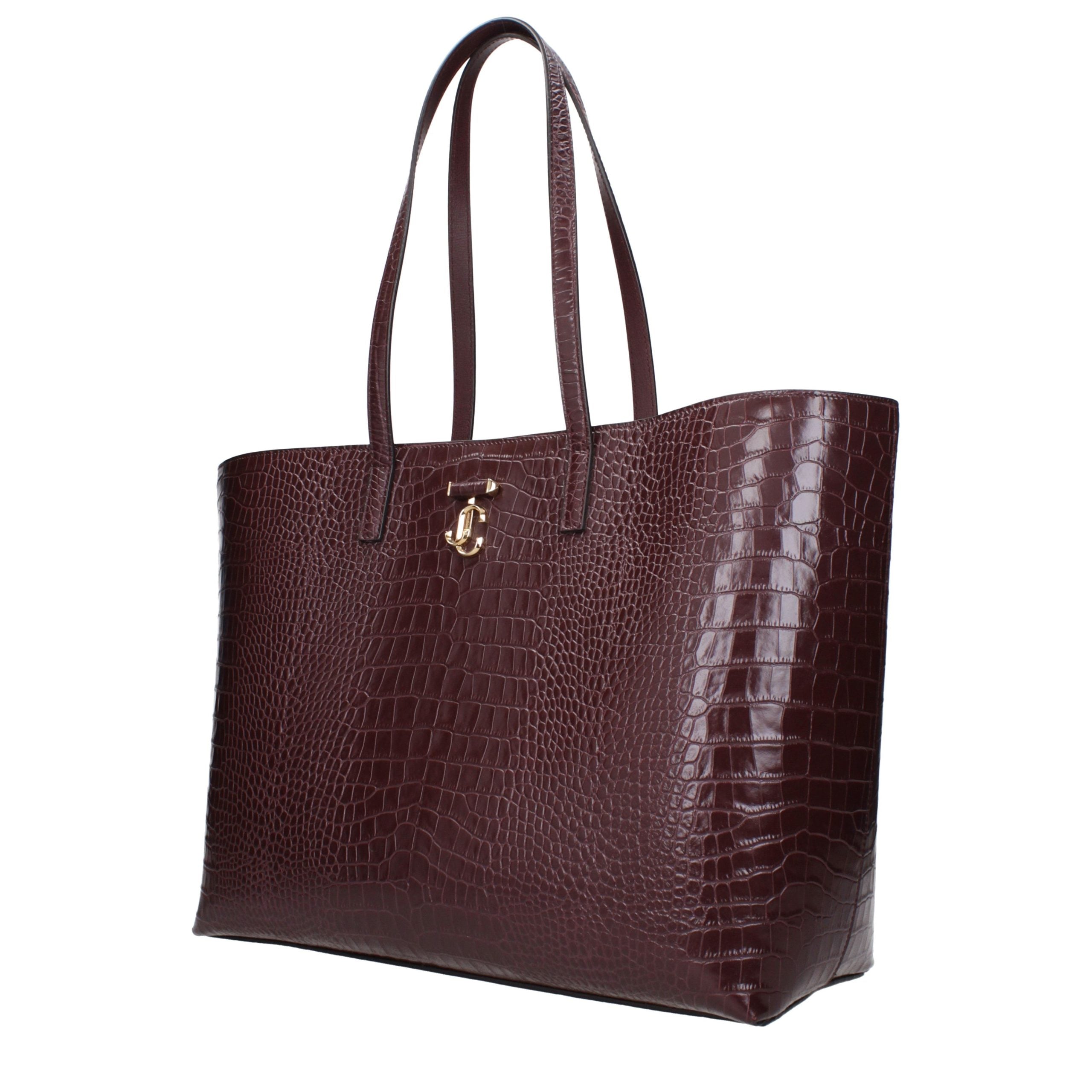 Jimmy Choo Red Leather Shoulder Bag for Women