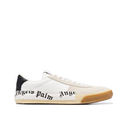 Palm Angels Beige Calfskin Low Top Sneakers
