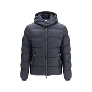 MooRER Blue Polyamide Full-Length Jacket