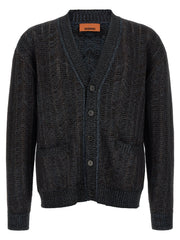 Missoni Blue Viscose Cardigan