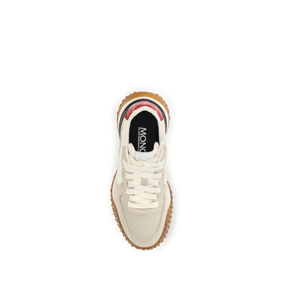 Moncler Beige Polyamide Athletic Sneakers for Women