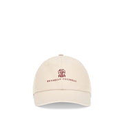 Brunello Cucinelli Beige Cotton Cap (Baseball Hat) for Men