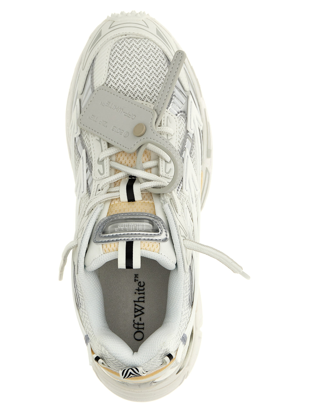Off-White White Polyethylene Athletic Sneakers for Men