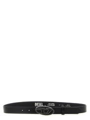 Diesel Black Other Fibres Regular Belt for Women