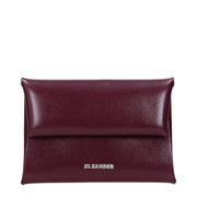 JIL SANDER Red Leather Wallet for Women