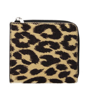 JIL SANDER Beige Horsehair Wallet for Women