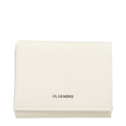 JIL SANDER Beige Leather Wallet for Women