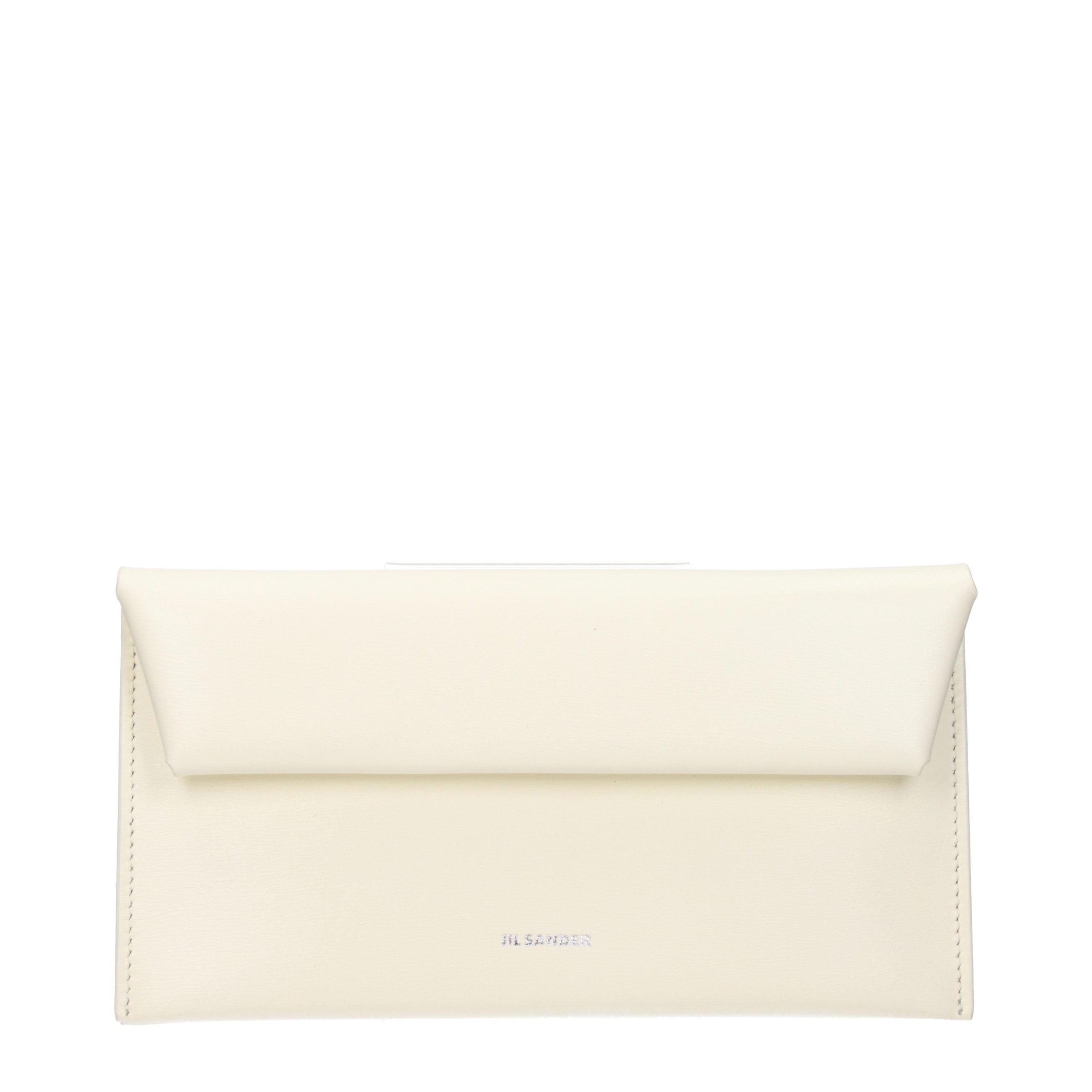 JIL SANDER Beige Leather Wallet for Women