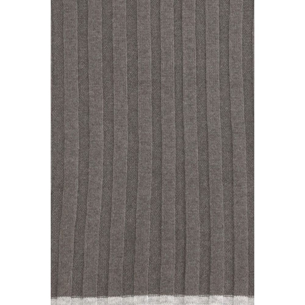 Brunello Cucinelli Brown Cashmere Scarf for Men