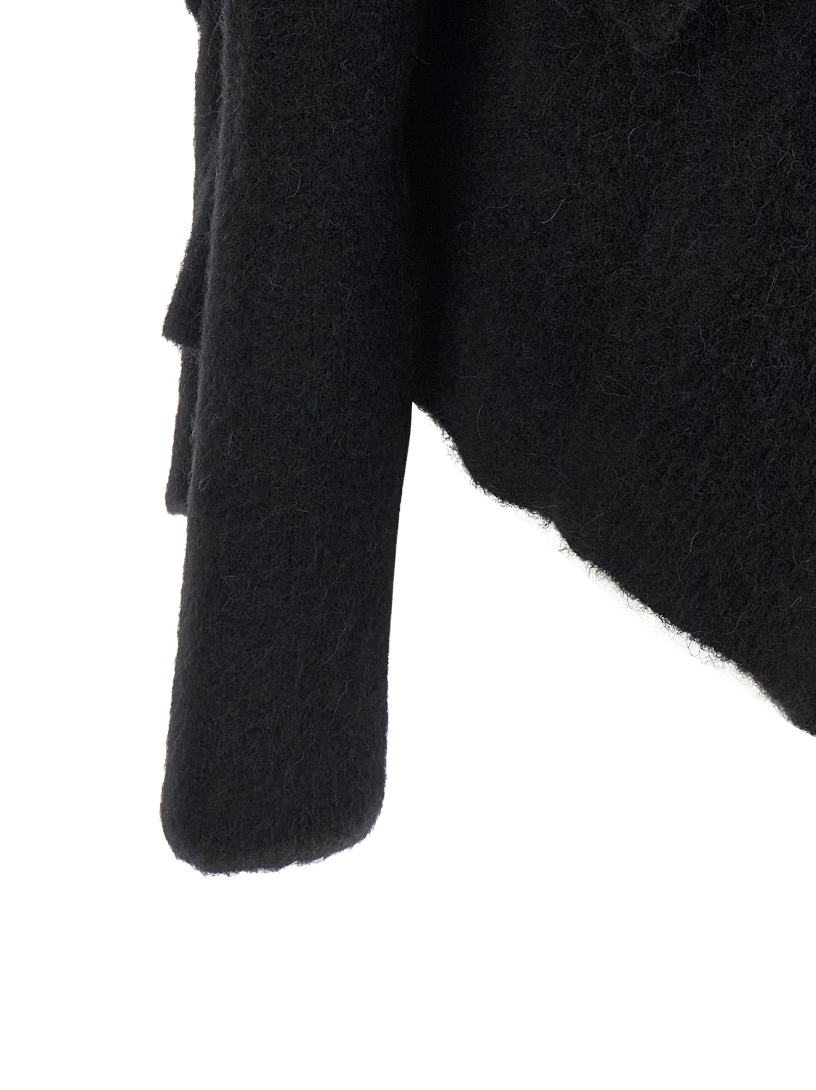 Rick Owens Black Marabou Cardigan for Women