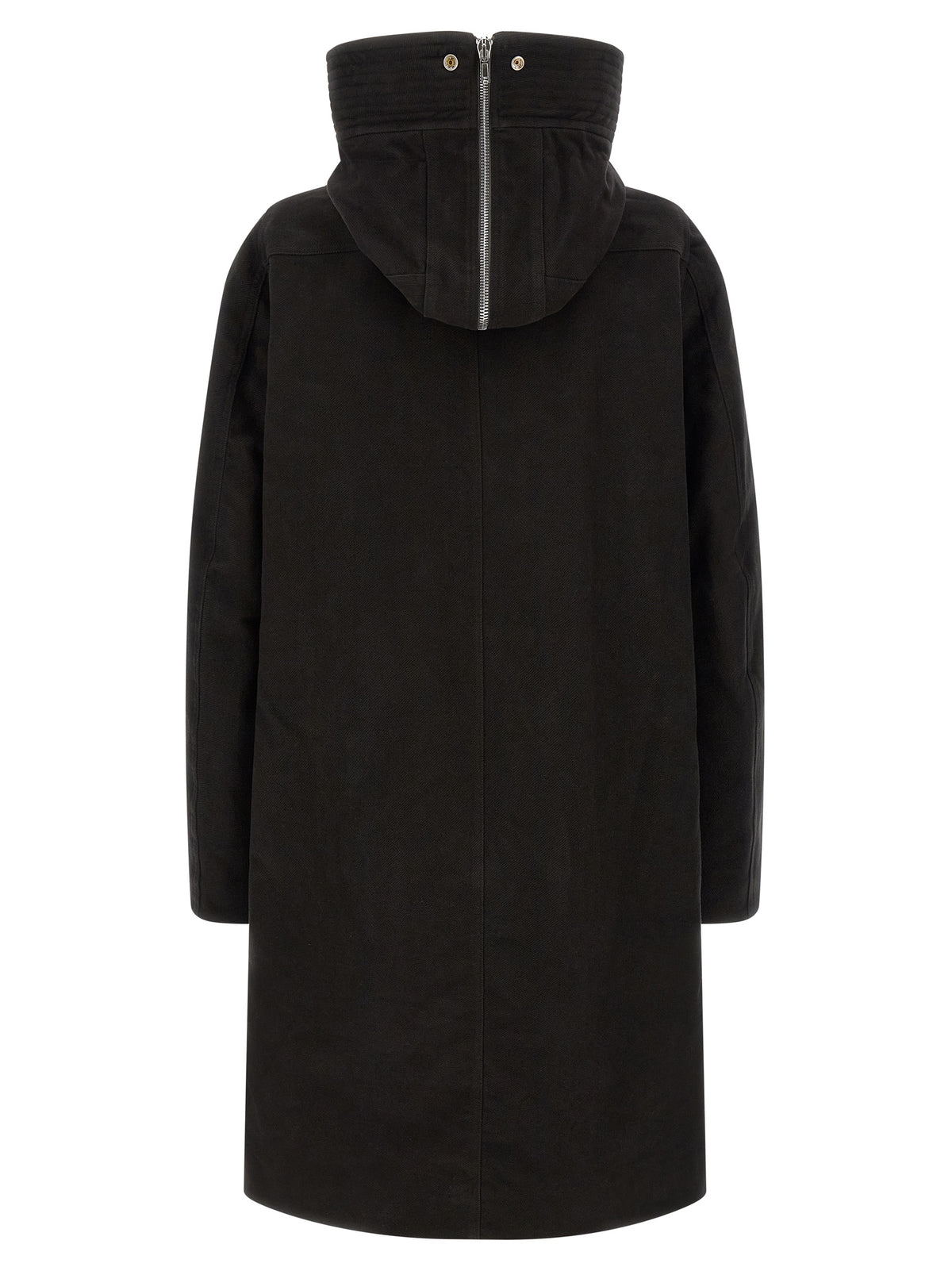 Rick Owens Black Cotton Parka