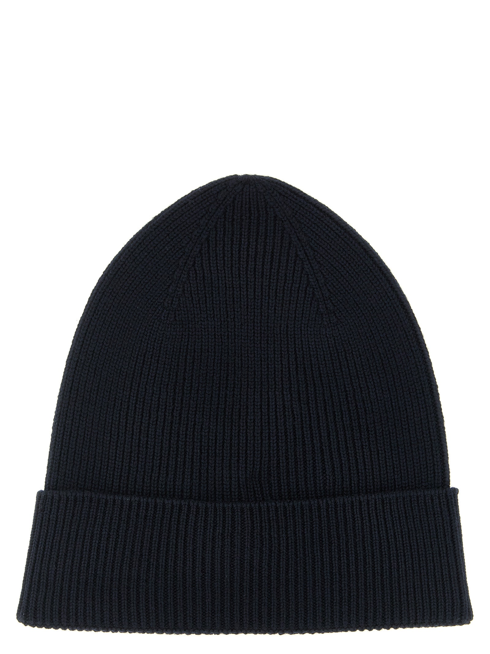 Moncler Blue Virgin Wool Beanie for Men