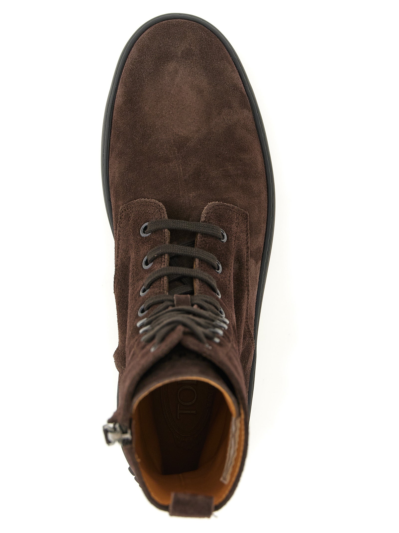 Tod's Brown Calfskin Ankle Boots for Women