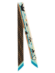 Fendi Multicolor Silk Foulard for Women