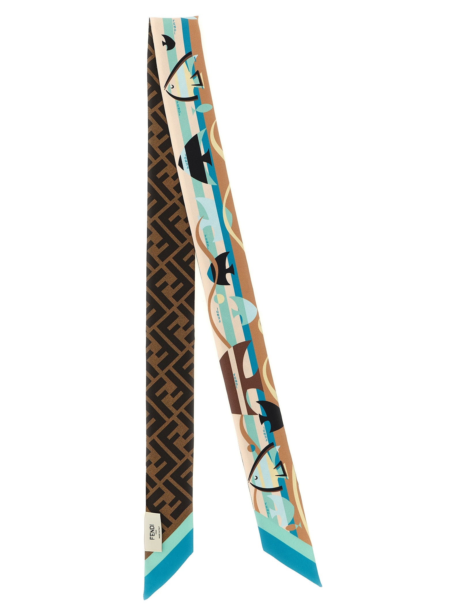 Fendi Multicolor Silk Foulard for Women