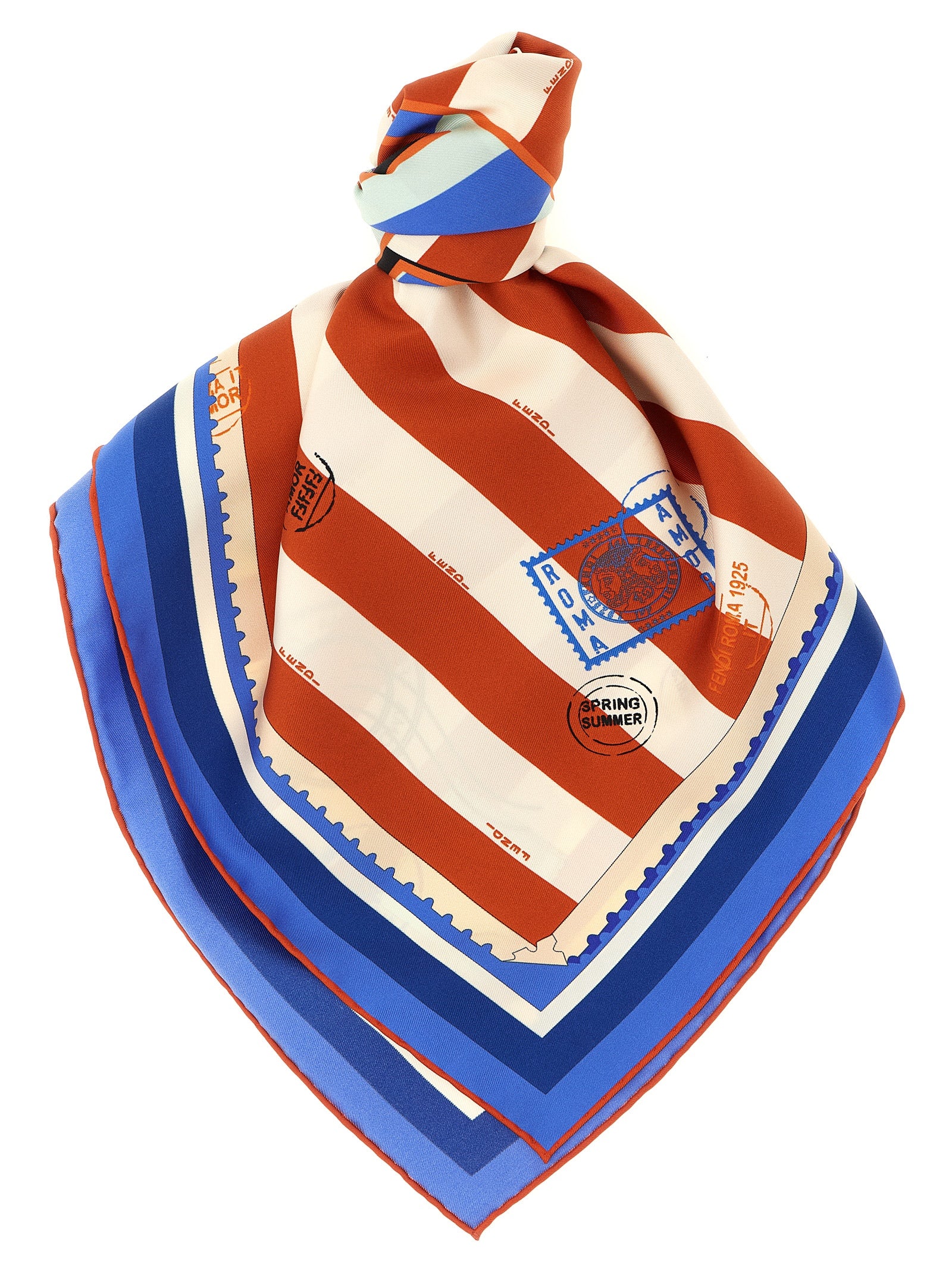 Fendi Multicolor Silk Foulard for Women