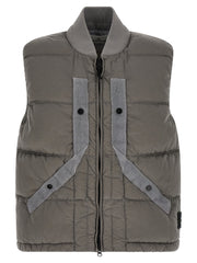 Stone Island Gray Polyamide Sleeveless Jacket