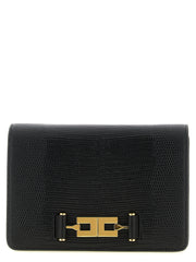 Elisabetta Franchi Black Polyester Crossbody Bag