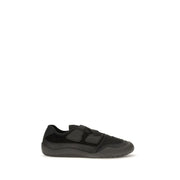 Prada Black Nylon Low Top Sneakers