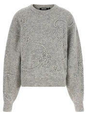 ROTATE BIRGER CHRISTENSEN Gray Wool Cardigan
