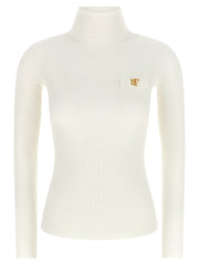 Elisabetta Franchi White Lycra Cardigan