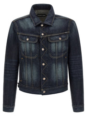 Tom Ford Blue Cotton Denim Jacket