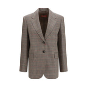 Max Mara Brown Wool Oves Aries Blazer